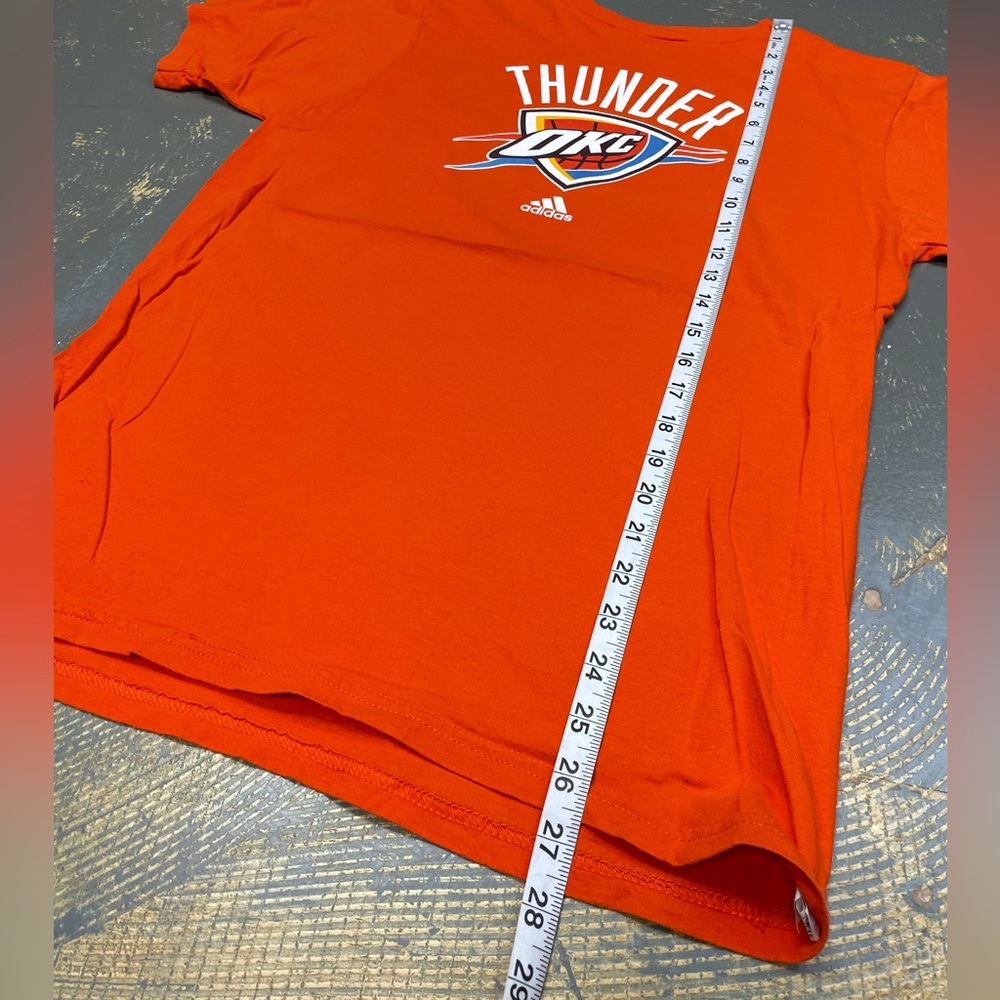 Adidas Oklahoma City Thunder Logo Shirt Medium B289A NBA Basketball - Picture 6 of 7